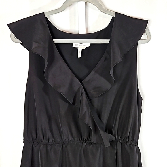 BCBG GENERATION BLACK DRESS SZ L - Picture 3 of 8